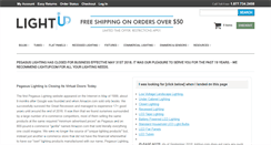 Desktop Screenshot of pegasuslighting.com